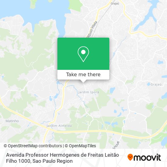 Avenida Professor Hermógenes de Freitas Leitão Filho 1000 map