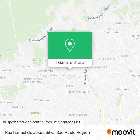 Rua Ismael de Jesus Silva map