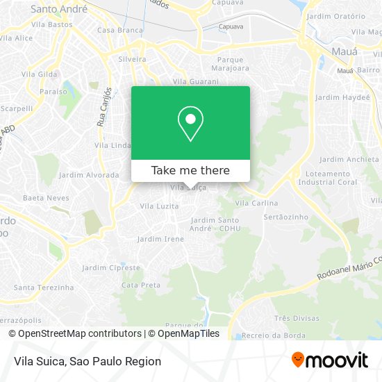 Vila Suica map