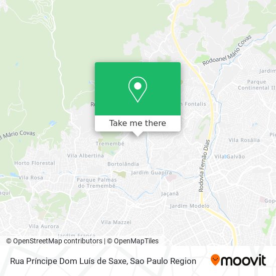 Rua Príncipe Dom Luís de Saxe map