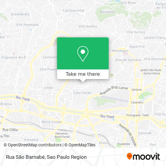 Rua São Barnabé map
