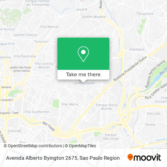 Mapa Avenida Alberto Byington 2675