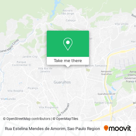 Rua Estelina Mendes de Amorim map