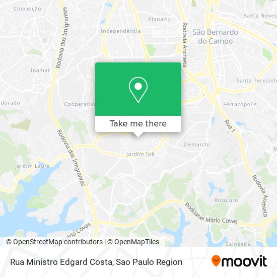 Rua Ministro Edgard Costa map