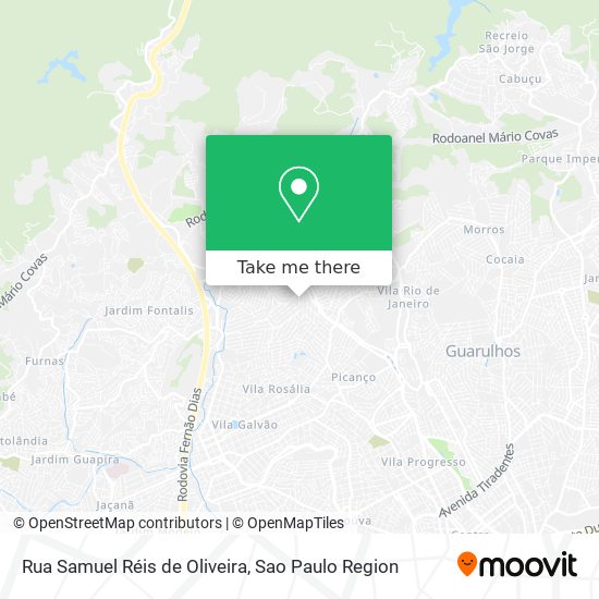 Rua Samuel Réis de Oliveira map