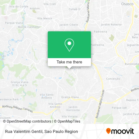 Rua Valentim Gentil map