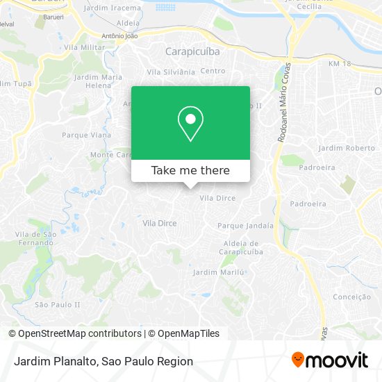 Jardim Planalto map