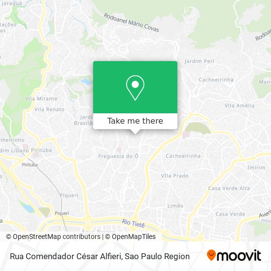 Rua Comendador César Alfieri map