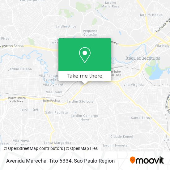 Mapa Avenida Marechal Tito 6334