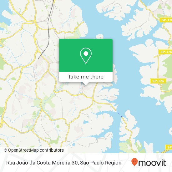 Mapa Rua João da Costa Moreira 30