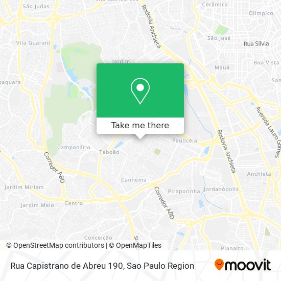 Rua Capistrano de Abreu 190 map