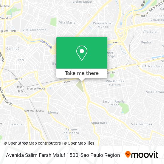 Avenida Salim Farah Maluf 1500 map