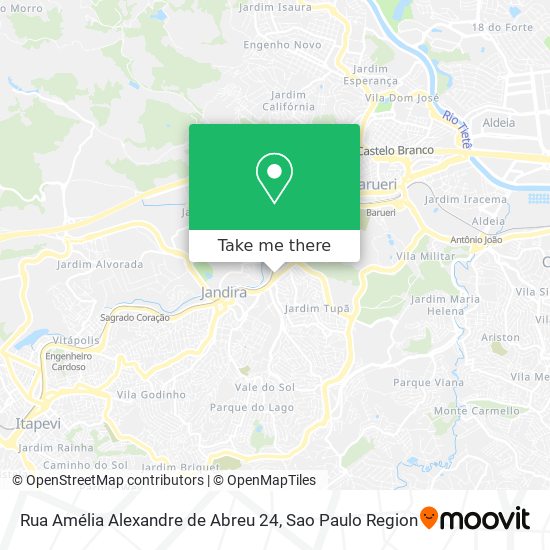 Rua Amélia Alexandre de Abreu 24 map