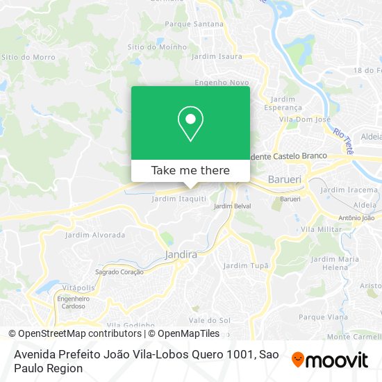 Avenida Prefeito João Vila-Lobos Quero 1001 map