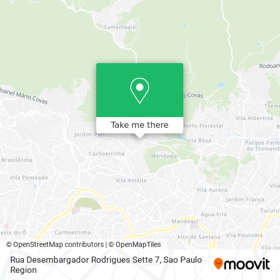 Mapa Rua Desembargador Rodrigues Sette 7