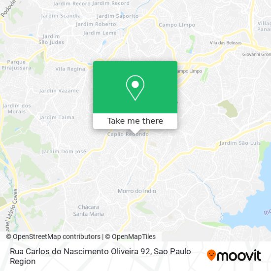 Rua Carlos do Nascimento Oliveira 92 map