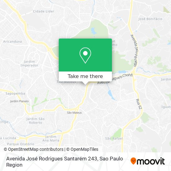 Avenida José Rodrigues Santarém 243 map