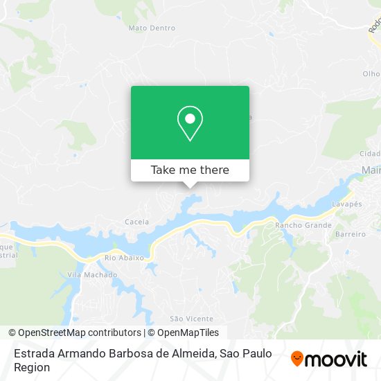 Estrada Armando Barbosa de Almeida map