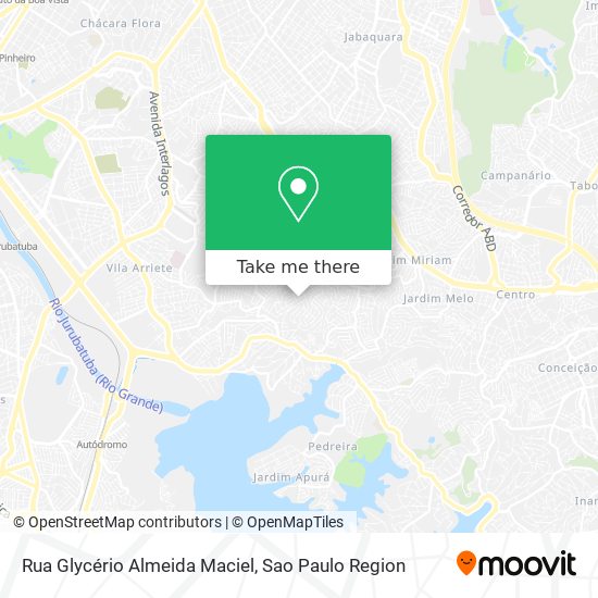 Rua Glycério Almeida Maciel map