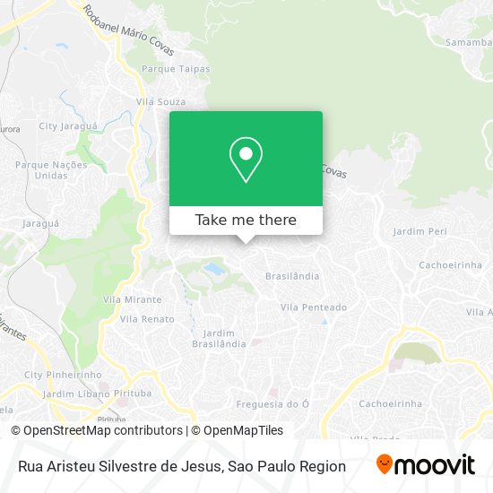 Rua Aristeu Silvestre de Jesus map