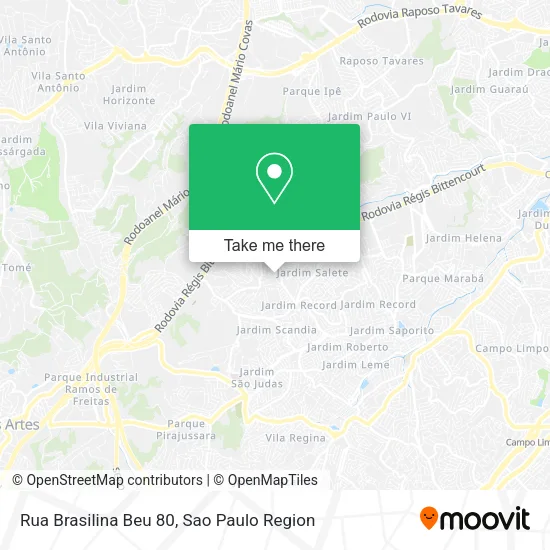 Rua Brasilina Beu 80 map