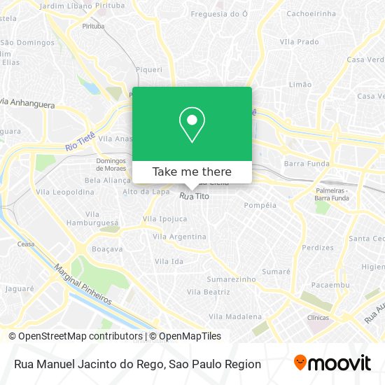 Rua Manuel Jacinto do Rego map