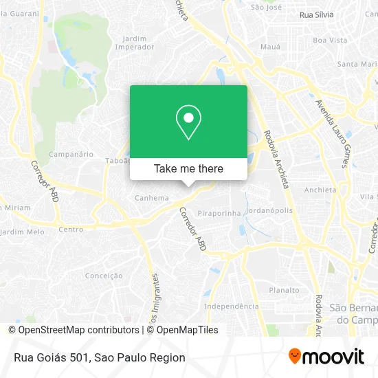 Rua Goiás 501 map