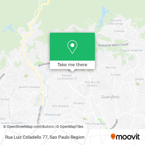 Rua Luiz Coladello 77 map