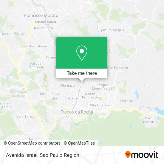 Avenida Israel map