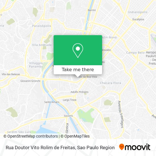 Mapa Rua Doutor Vito Rolim de Freitas