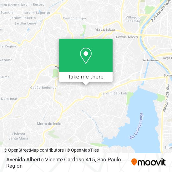 Avenida Alberto Vicente Cardoso 415 map