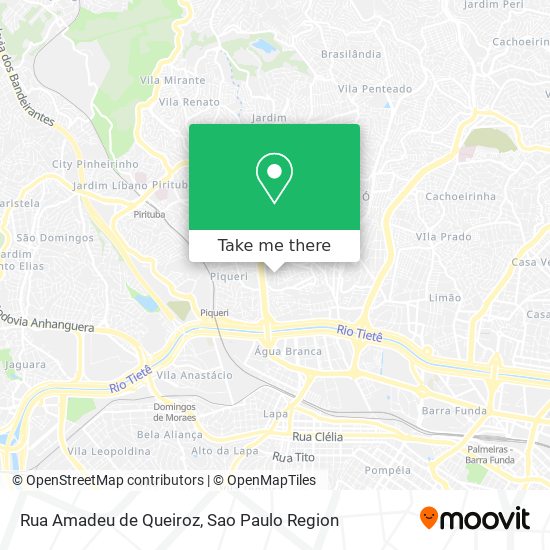 Rua Amadeu de Queiroz map