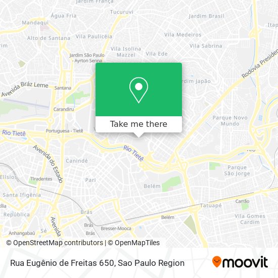Rua Eugênio de Freitas 650 map