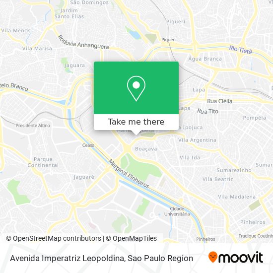 Avenida Imperatriz Leopoldina map