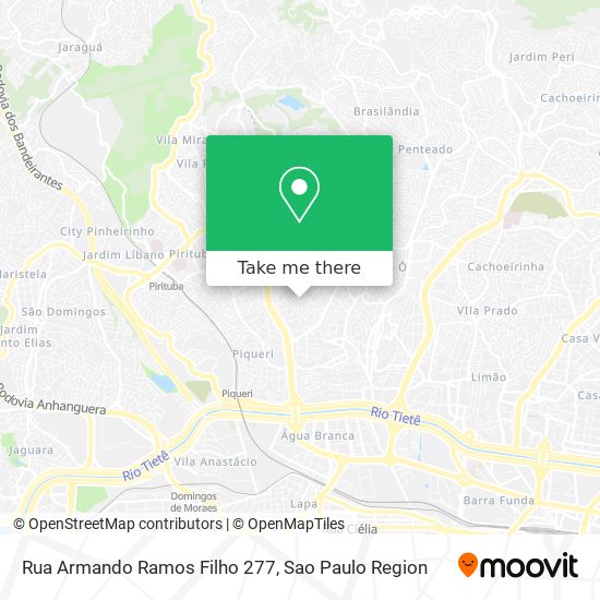 Mapa Rua Armando Ramos Filho 277