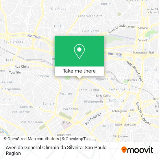 Avenida General Olímpio da Silveira map