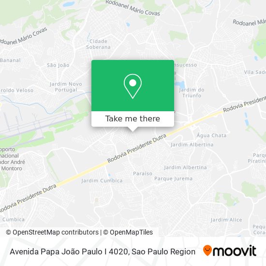 Avenida Papa João Paulo I 4020 map