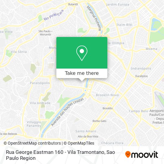 Rua George Eastman 160 - Vila Tramontano map
