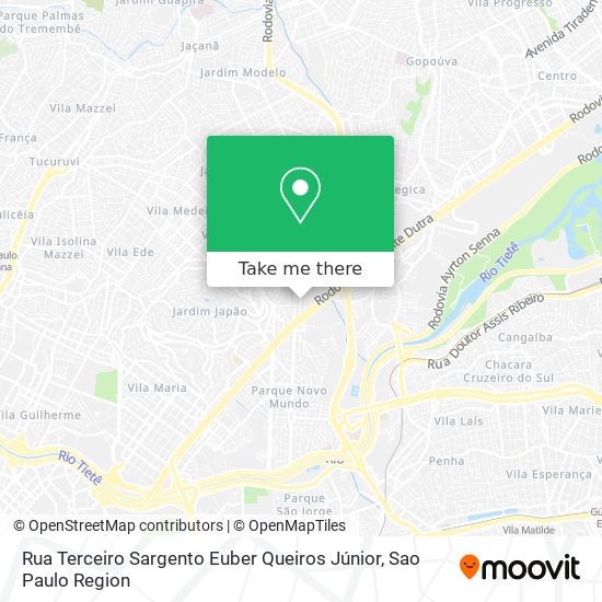 Rua Terceiro Sargento Euber Queiros Júnior map