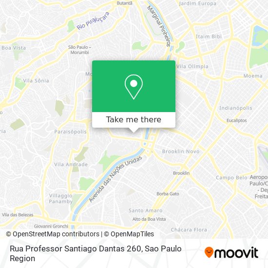 Rua Professor Santiago Dantas 260 map