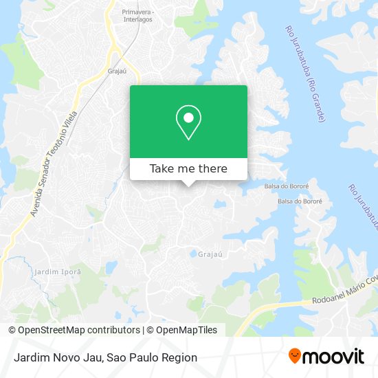 Jardim Novo Jau map