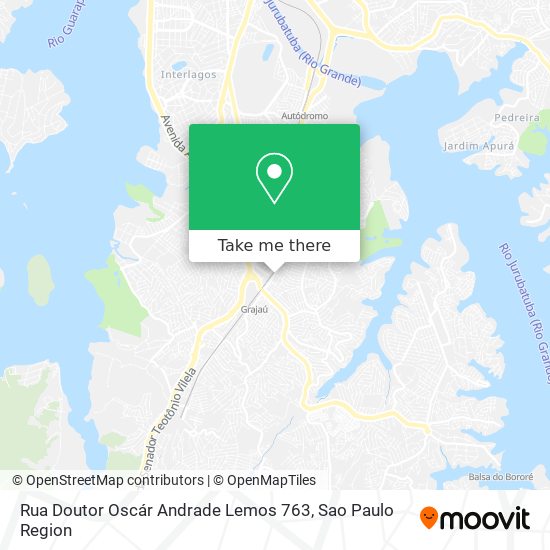 Rua Doutor Oscár Andrade Lemos 763 map