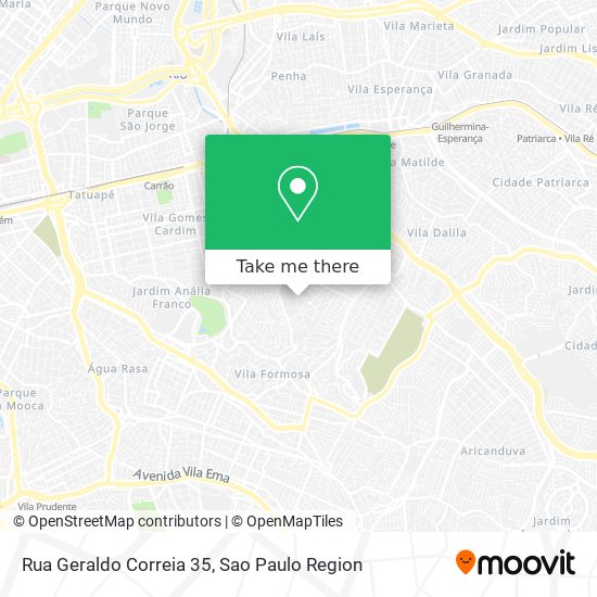 Mapa Rua Geraldo Correia 35