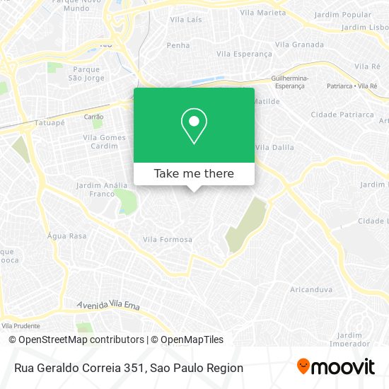 Mapa Rua Geraldo Correia 351