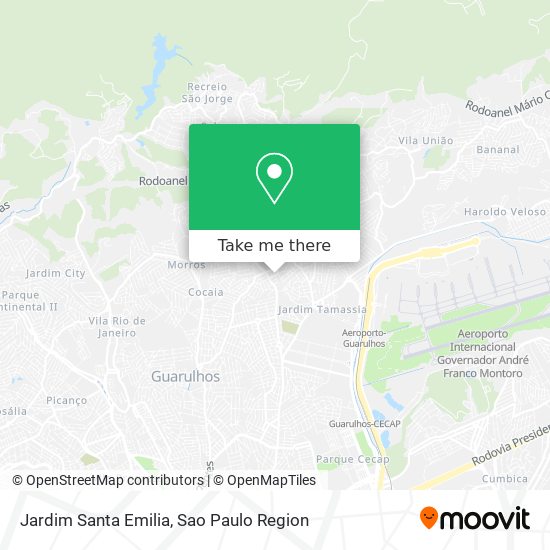 Jardim Santa Emilia map