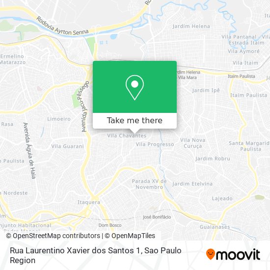 Rua Laurentino Xavier dos Santos 1 map