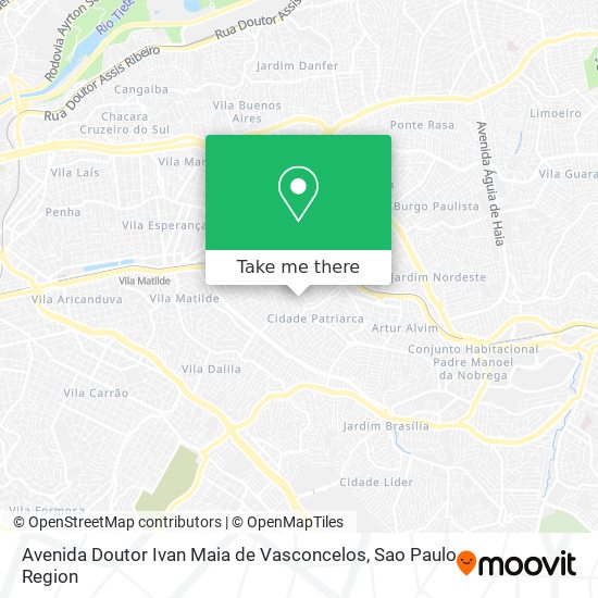 Mapa Avenida Doutor Ivan Maia de Vasconcelos