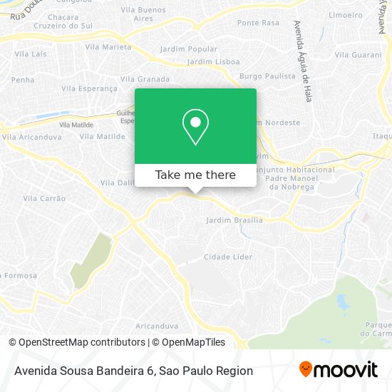 Mapa Avenida Sousa Bandeira 6