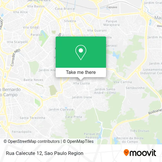 Rua Calecute 12 map