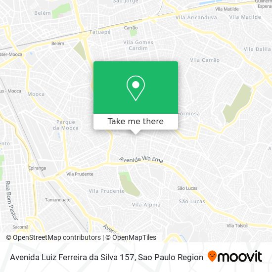 Mapa Avenida Luiz Ferreira da Silva 157